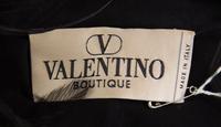 A Valentino Black Feather Sheer Evening Coat, No size.