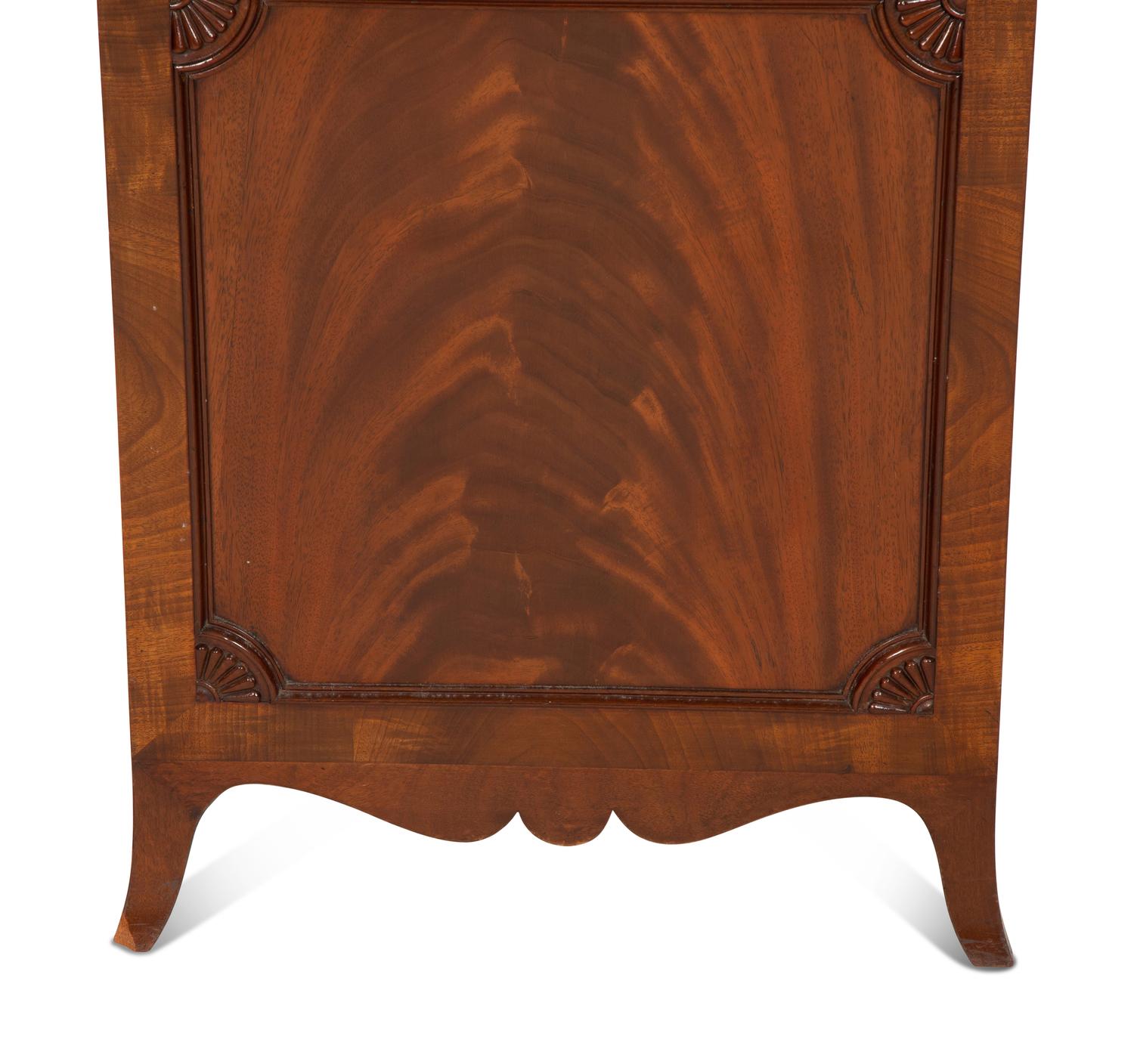 A Scottish Regency Mahogany Tall Case Clock