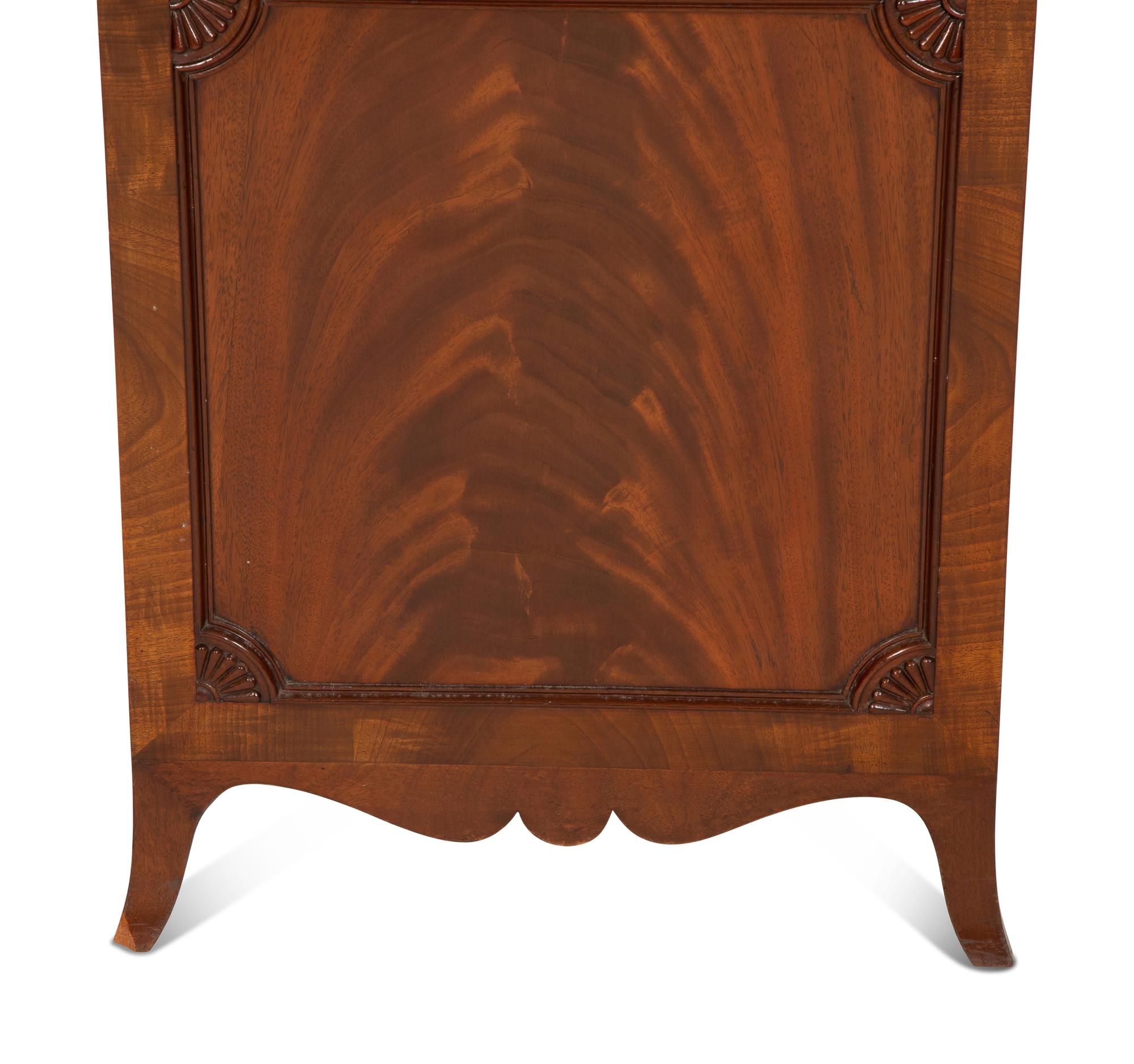 A Scottish Regency Mahogany Tall Case Clock