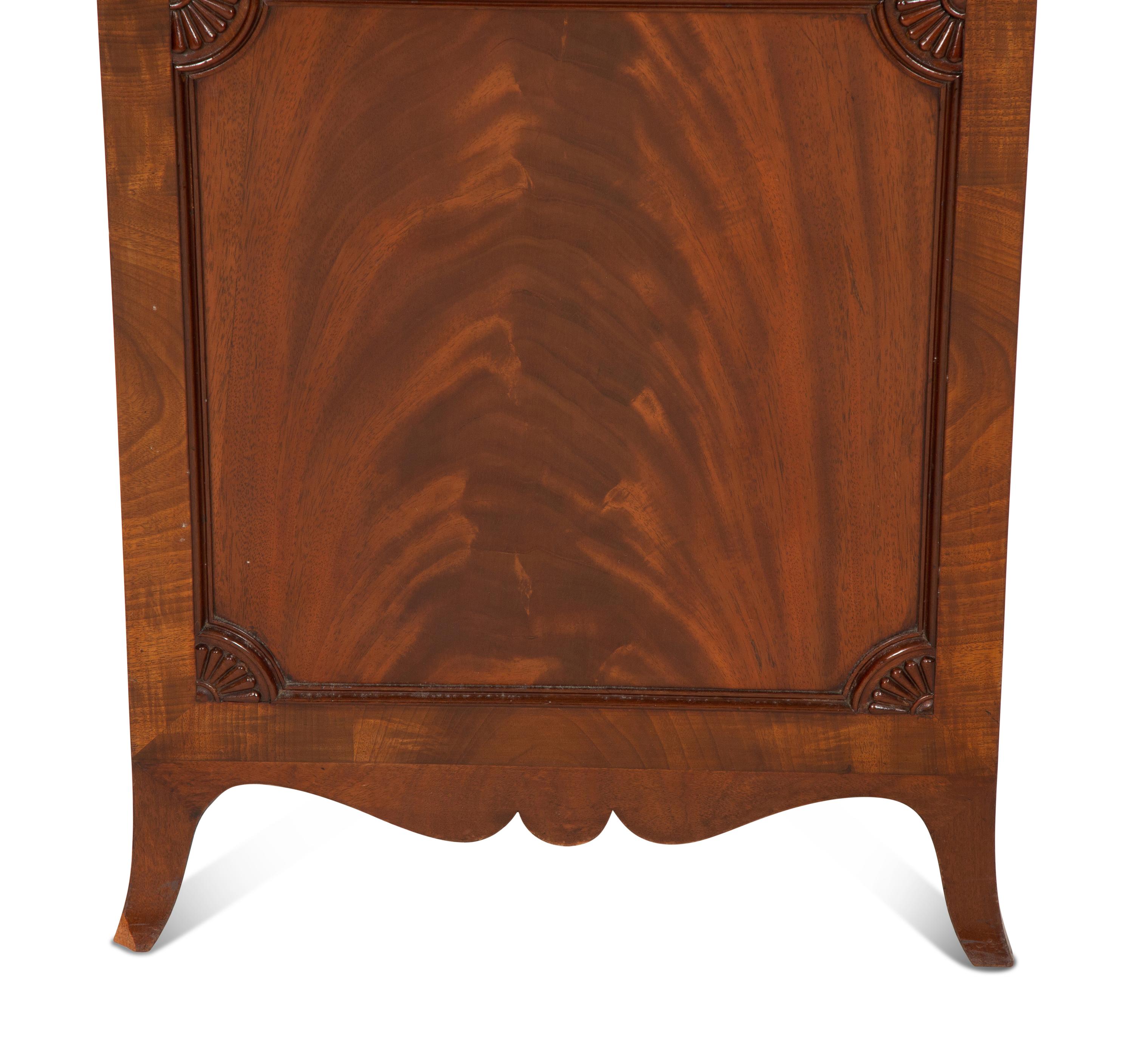 A Scottish Regency Mahogany Tall Case Clock