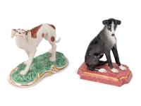 Two Staffordshire Figures Depicting Queen Victoria and Prince Albert