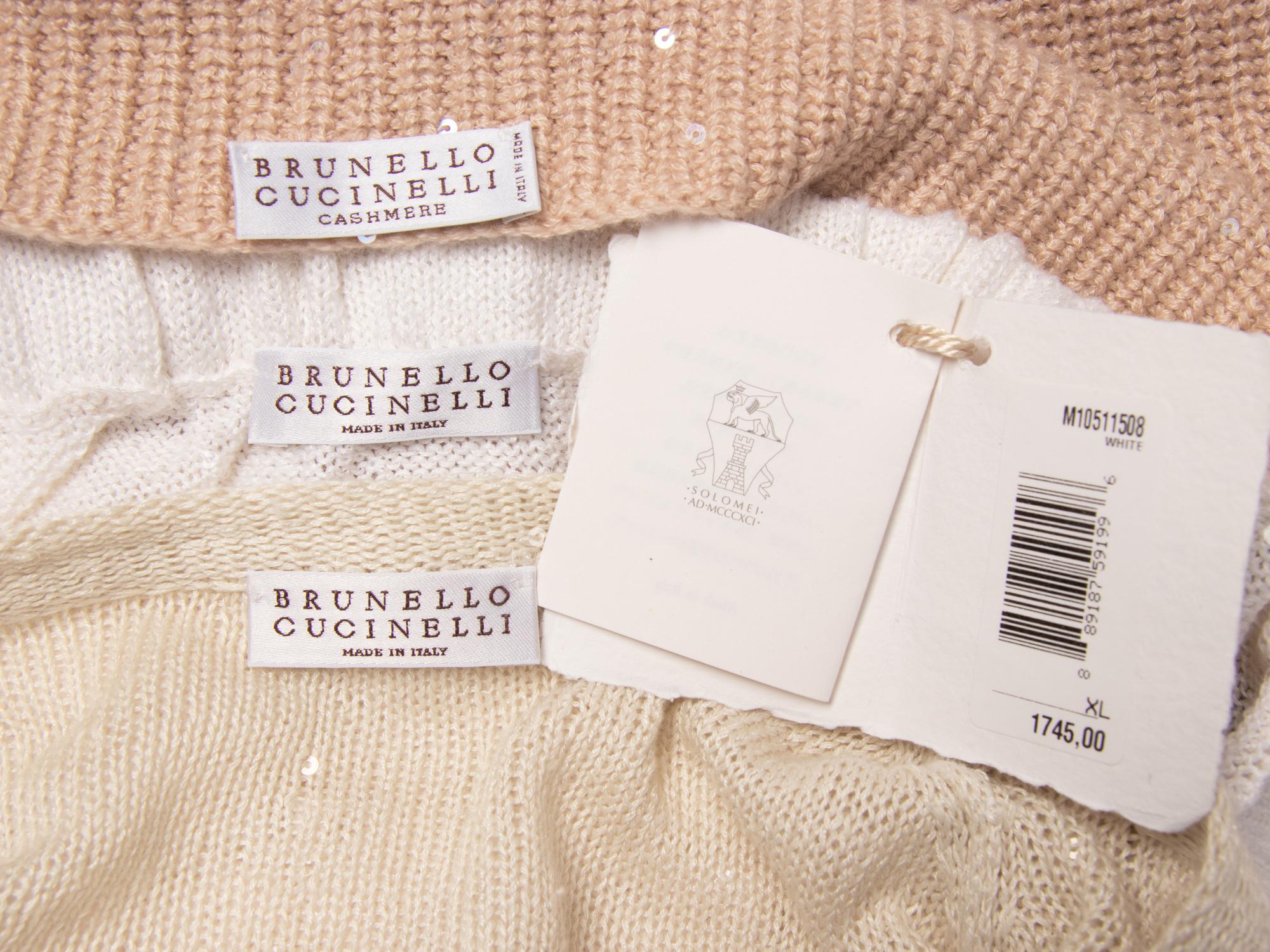 Brunello Cucinelli, Three Knit Tops