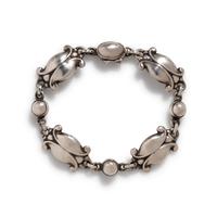 GEORG JENSEN, STERLING SILVER 'MOONLIGHT BLOSSOM' BRACELET