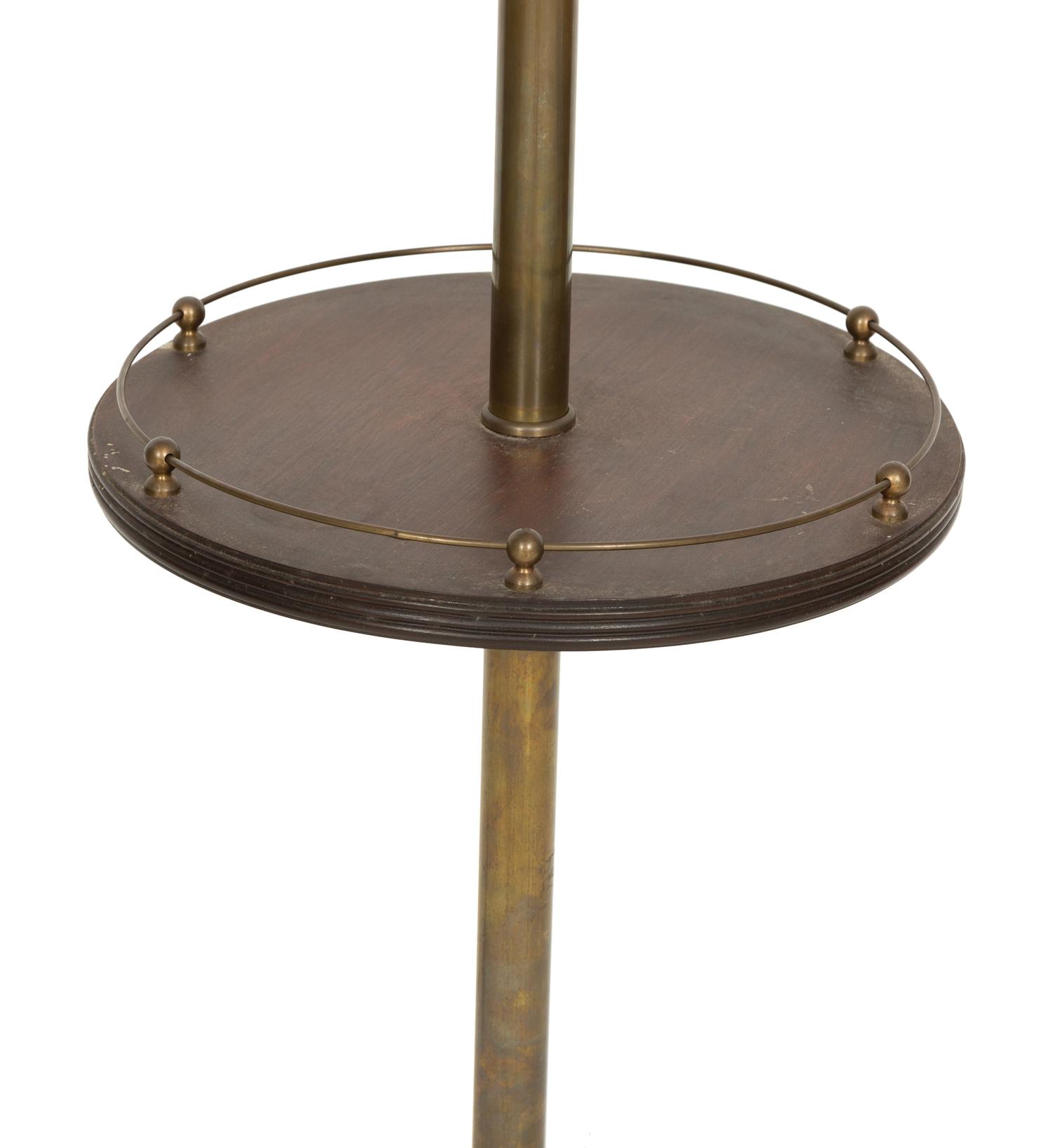 A Regency Style Swing-Arm Floor Lamp
