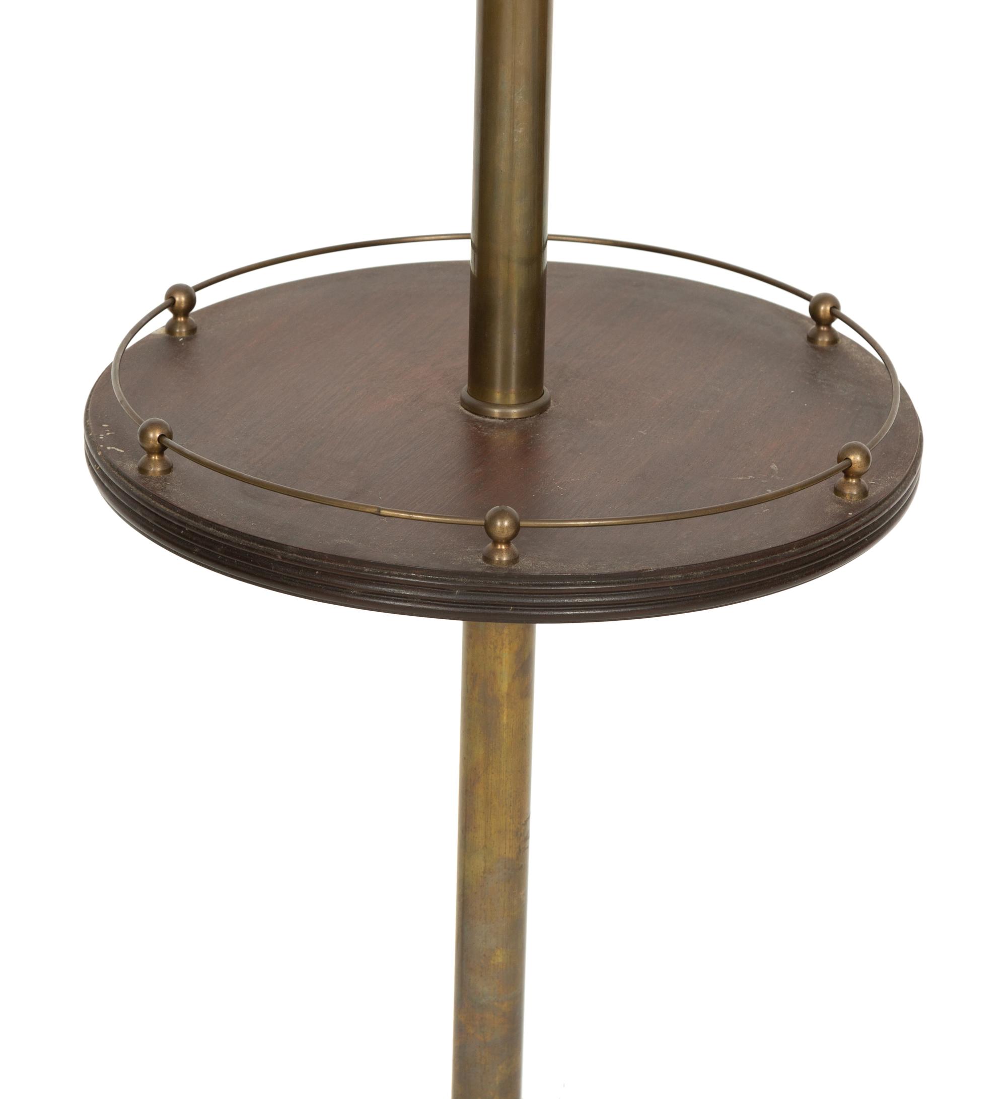 A Regency Style Swing-Arm Floor Lamp