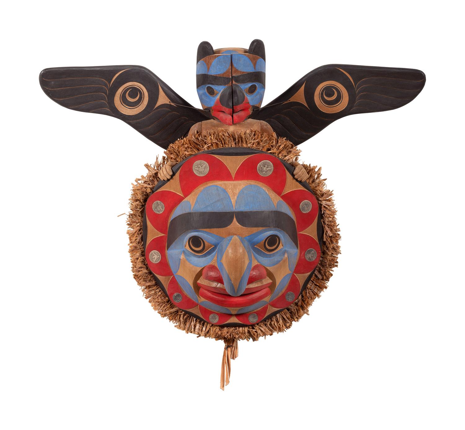 Northwest Coast Articulated Transformation Mask, Raven Steals the Sun