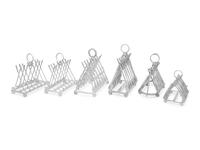 Six Silver-Plate Novelty Toast Racks