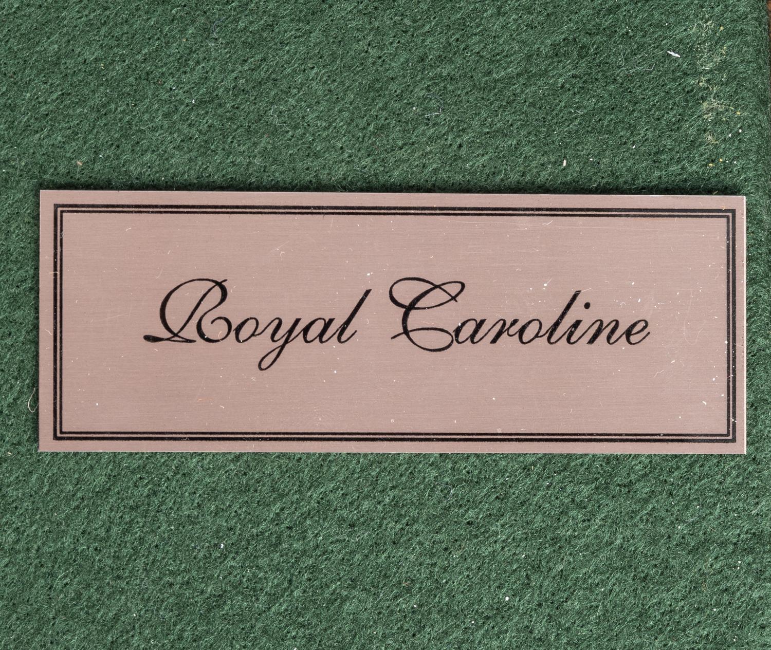 A Cased Model of The Royal Caroline