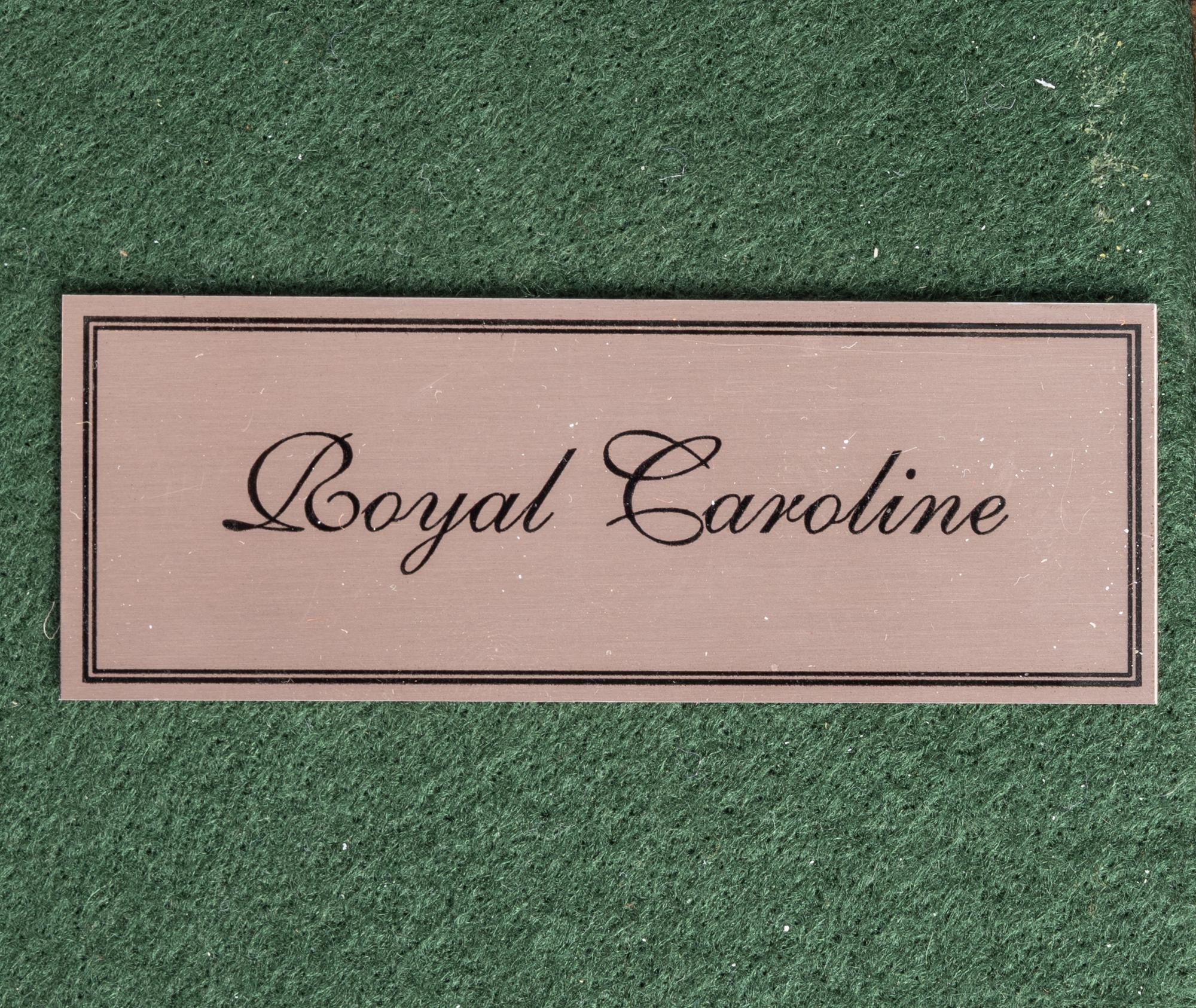 A Cased Model of The Royal Caroline