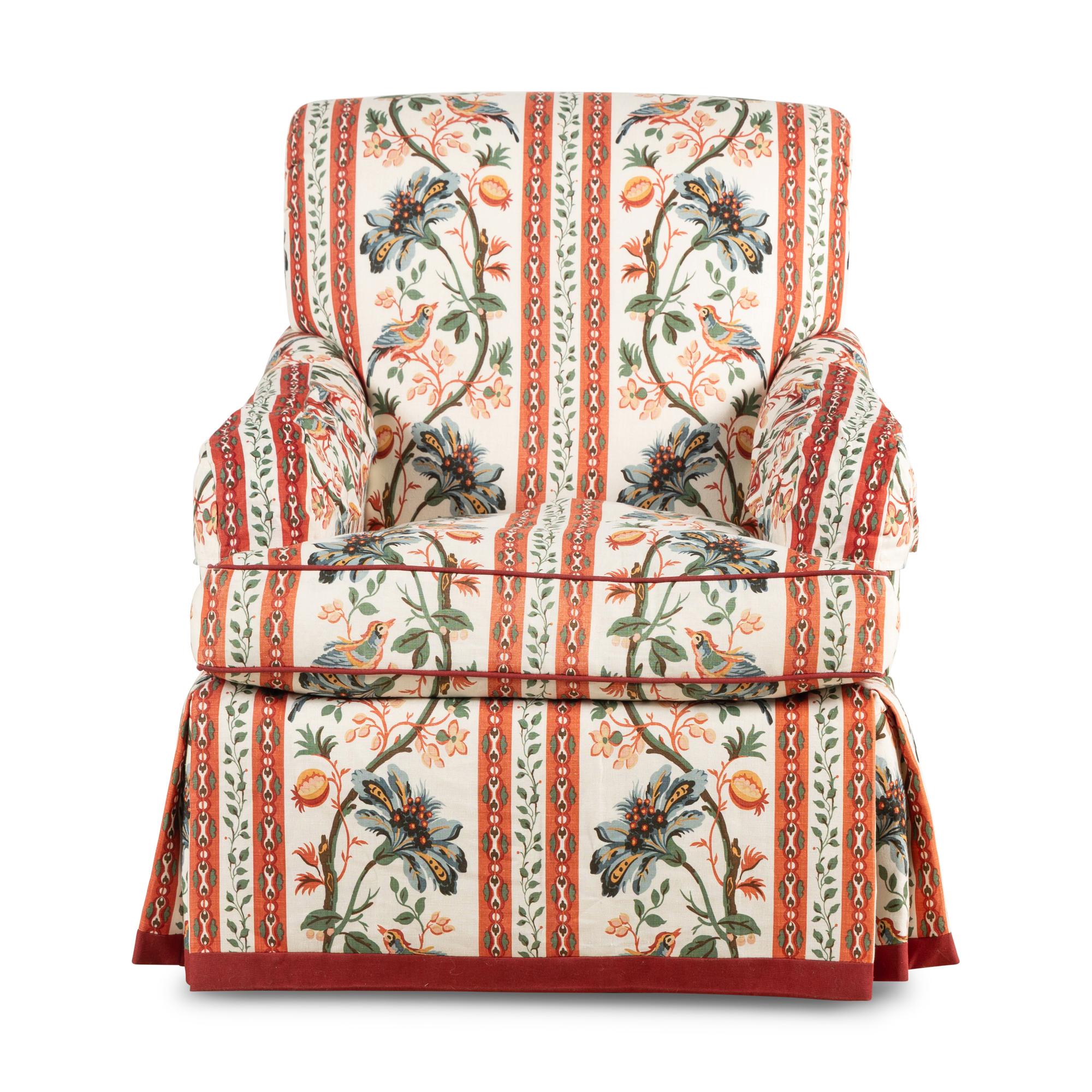 A Custom Upholstered Easy Chair