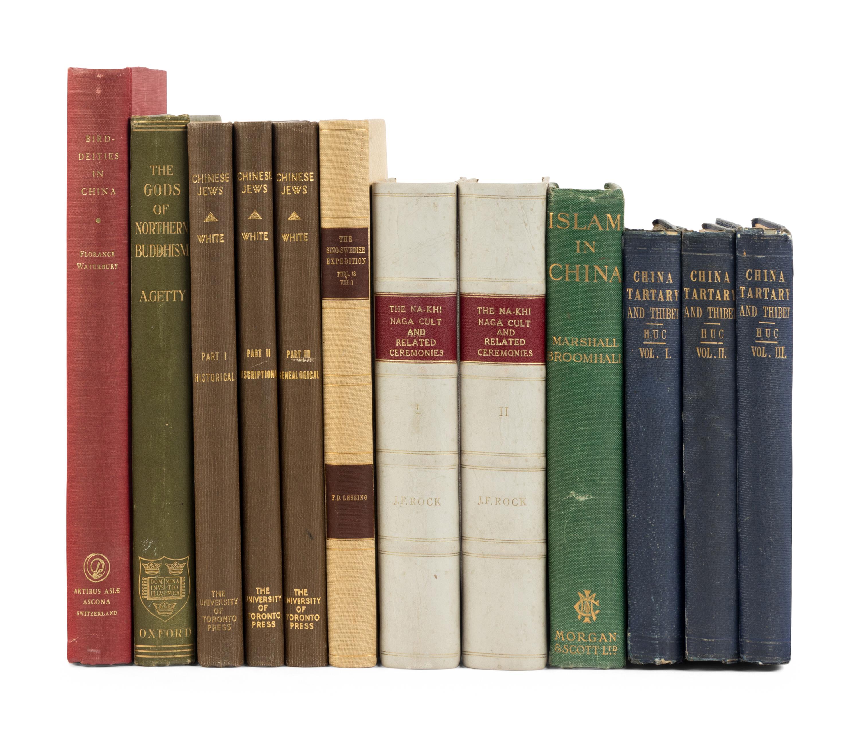 [CHINA - RELIGION]. A group of 12 works, including: