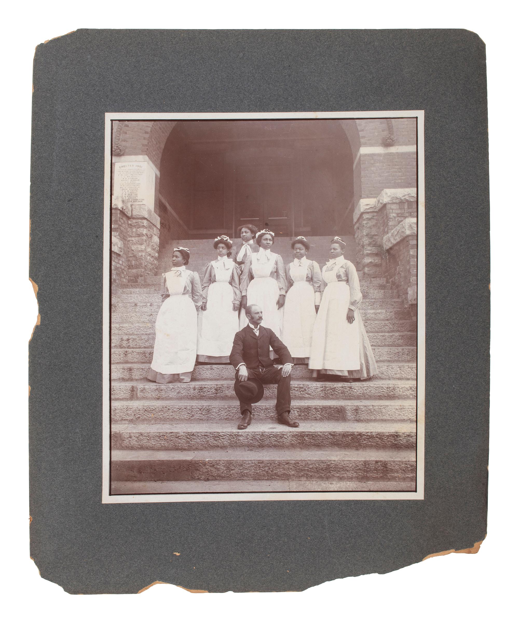 [EARLY PHOTOGRAPHY]. A group of 3 photographs of African American subjects, incl. occupational and religious scenes taken by formerly enslaved African American photographer Thomas ASKEW (ca 1847-1914). Atlanta, GA.