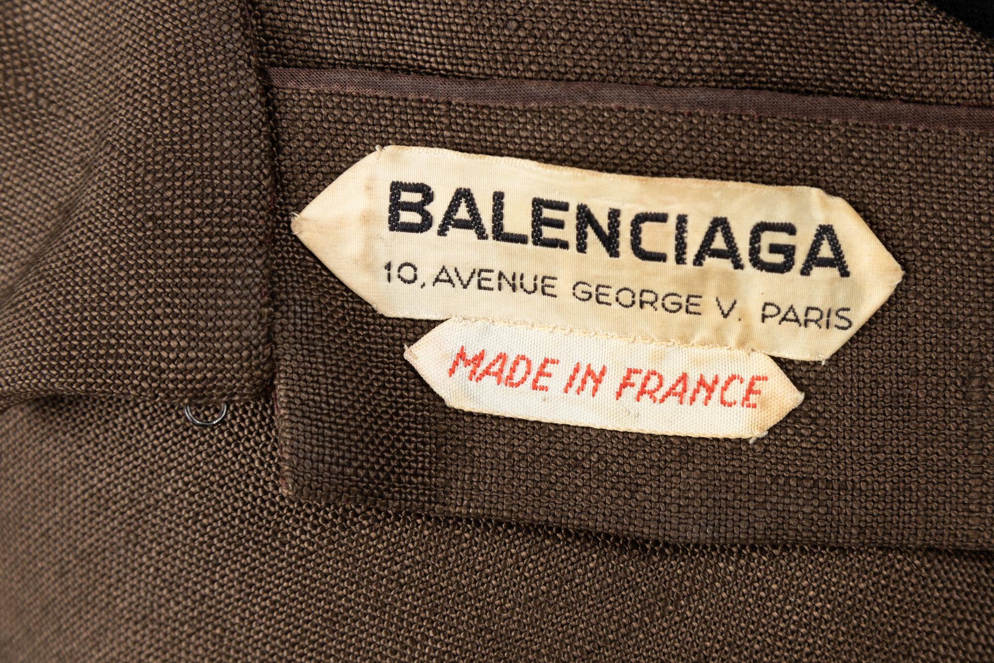 Balenciaga Haute Couture Two-Piece Day Ensemble, 1960s