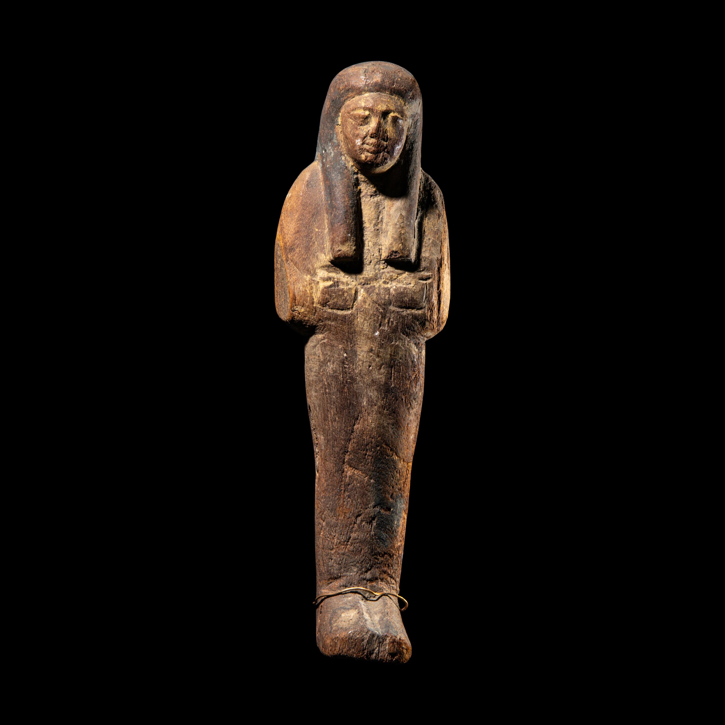 An Egyptian Wood Ushabti