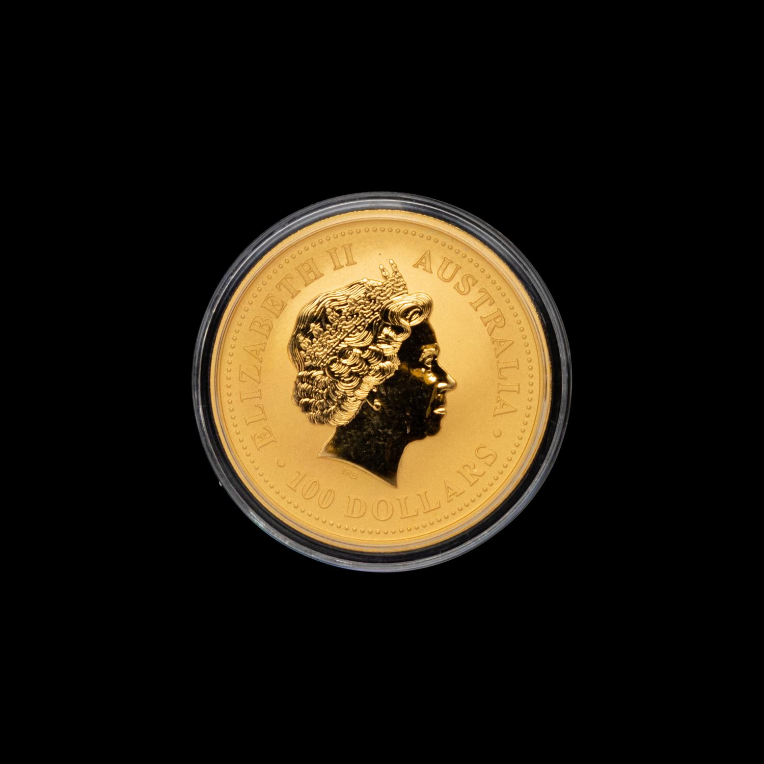[AUSTRALIA] A 2000 Australian Nugget: Kangaroo $100 Gold Proof Coin