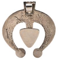 Sand Cast Silver Naja, with Turquoise Cabochon Lot is located and will ship from Denver, Colorado.