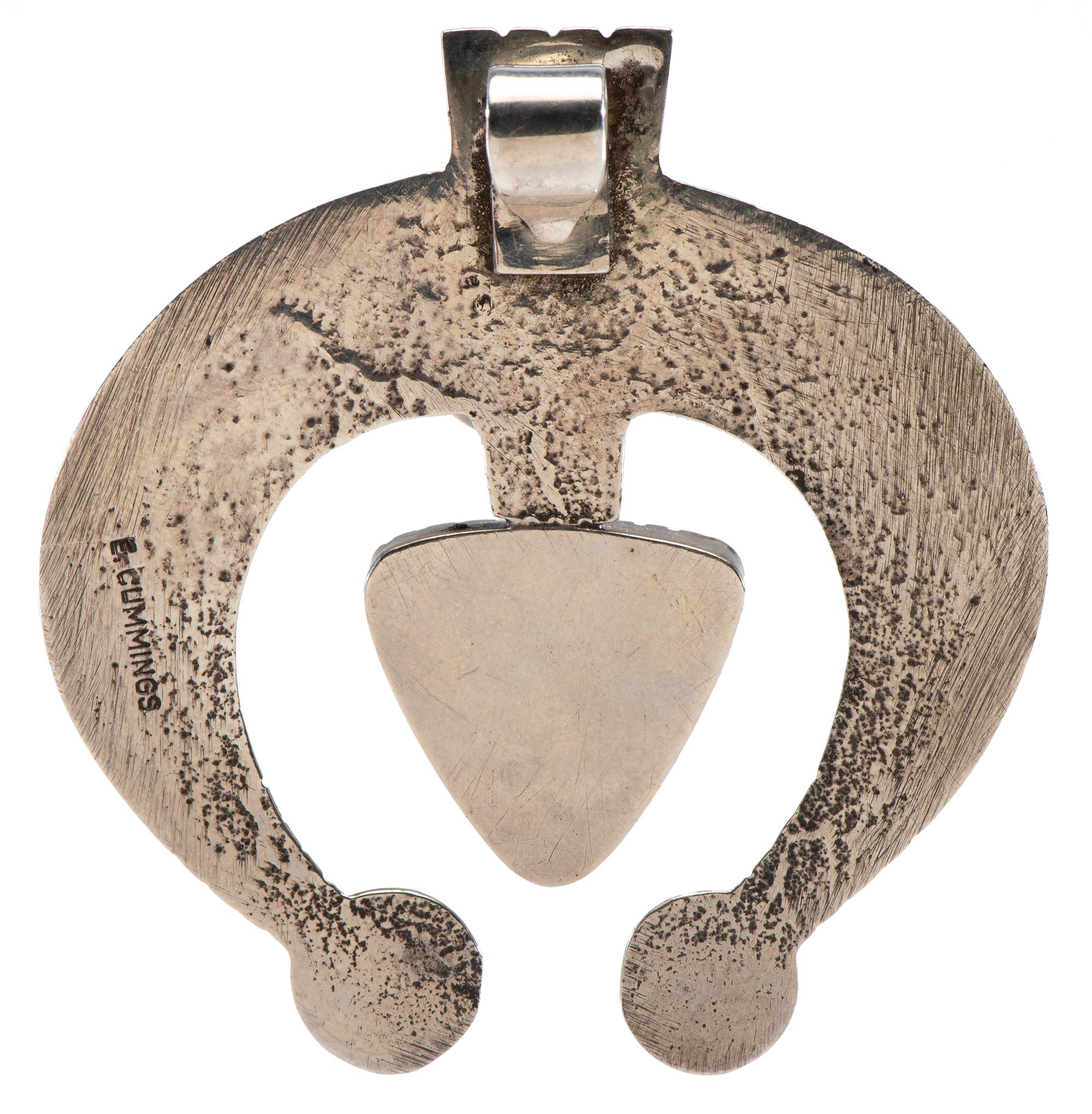 Sand Cast Silver Naja, with Turquoise Cabochon Lot is located and will ship from Denver, Colorado.