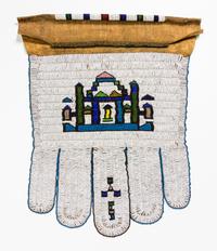 A Group of Four African Beaded Aprons Height of largest 21 1/2 x width 20 1/4 inches.