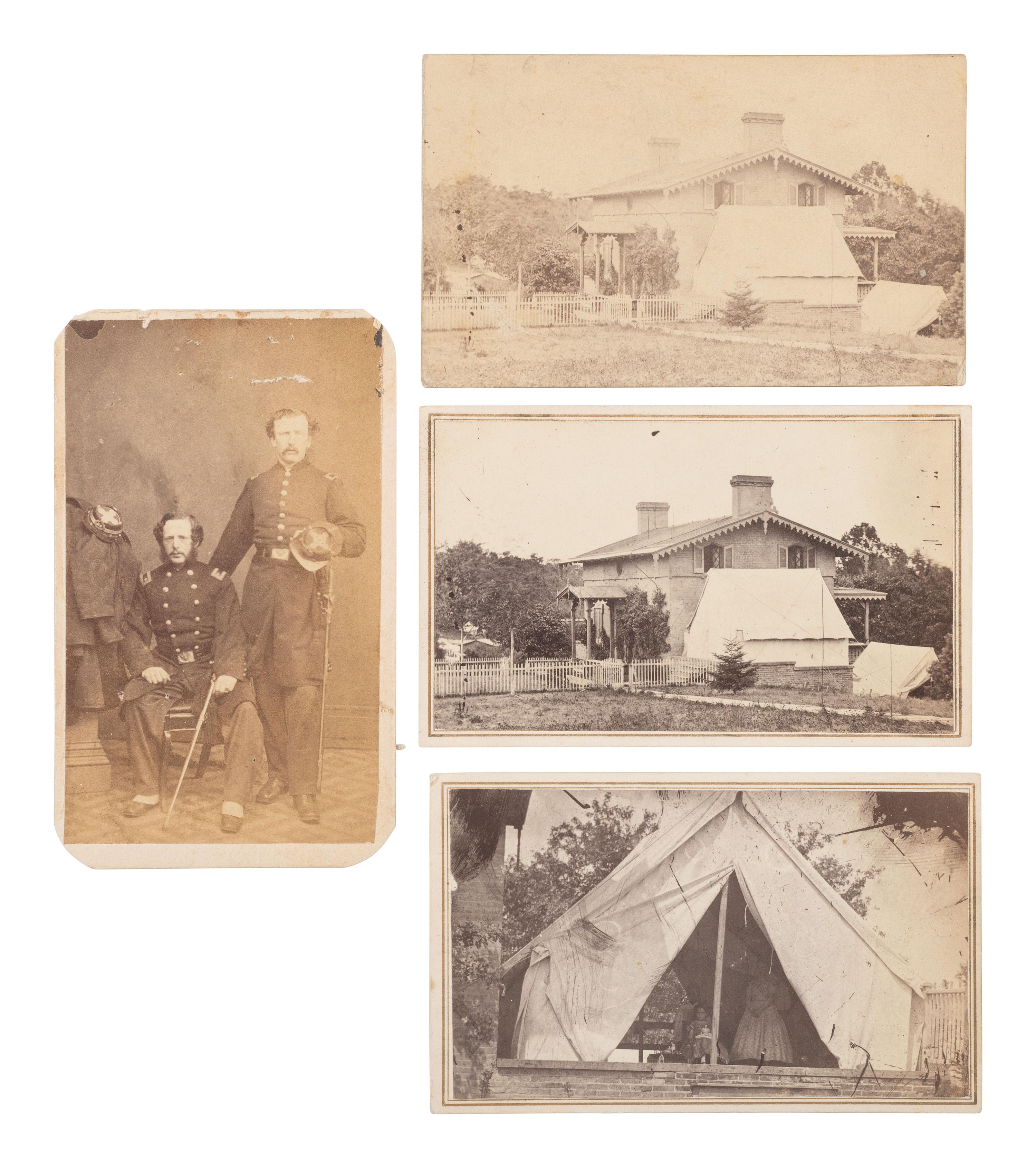 [CIVIL WAR]. A group of CDVs of wounded soldiers and medical subjects incl. surgeons and amputees.