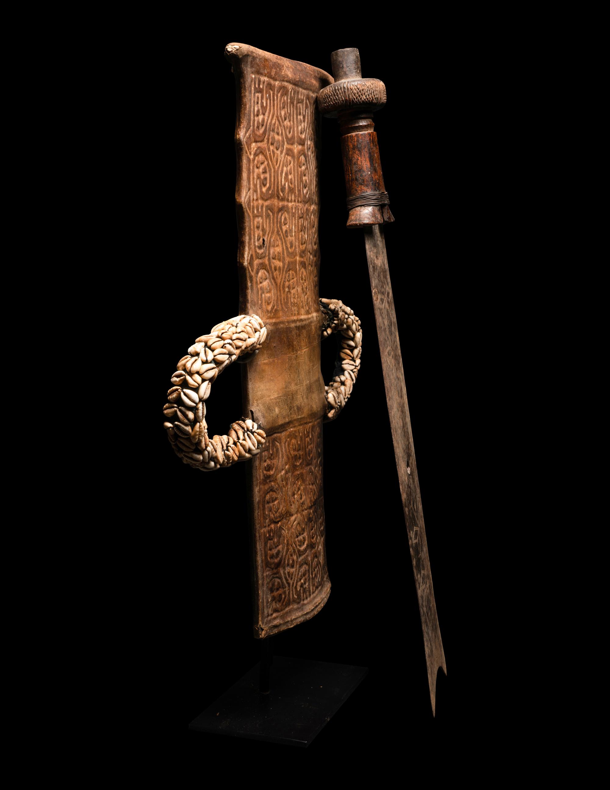 A Bamum Prestige Knife with Sheath