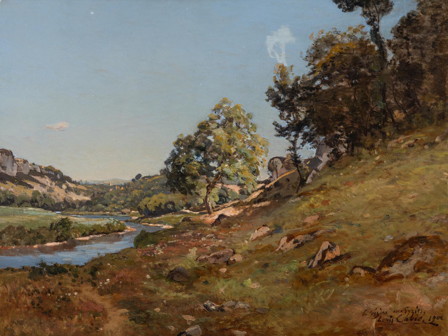 Louis Alexandre Cabie (French, 1853-1939) — The Vezere at es Eyzies , 1900