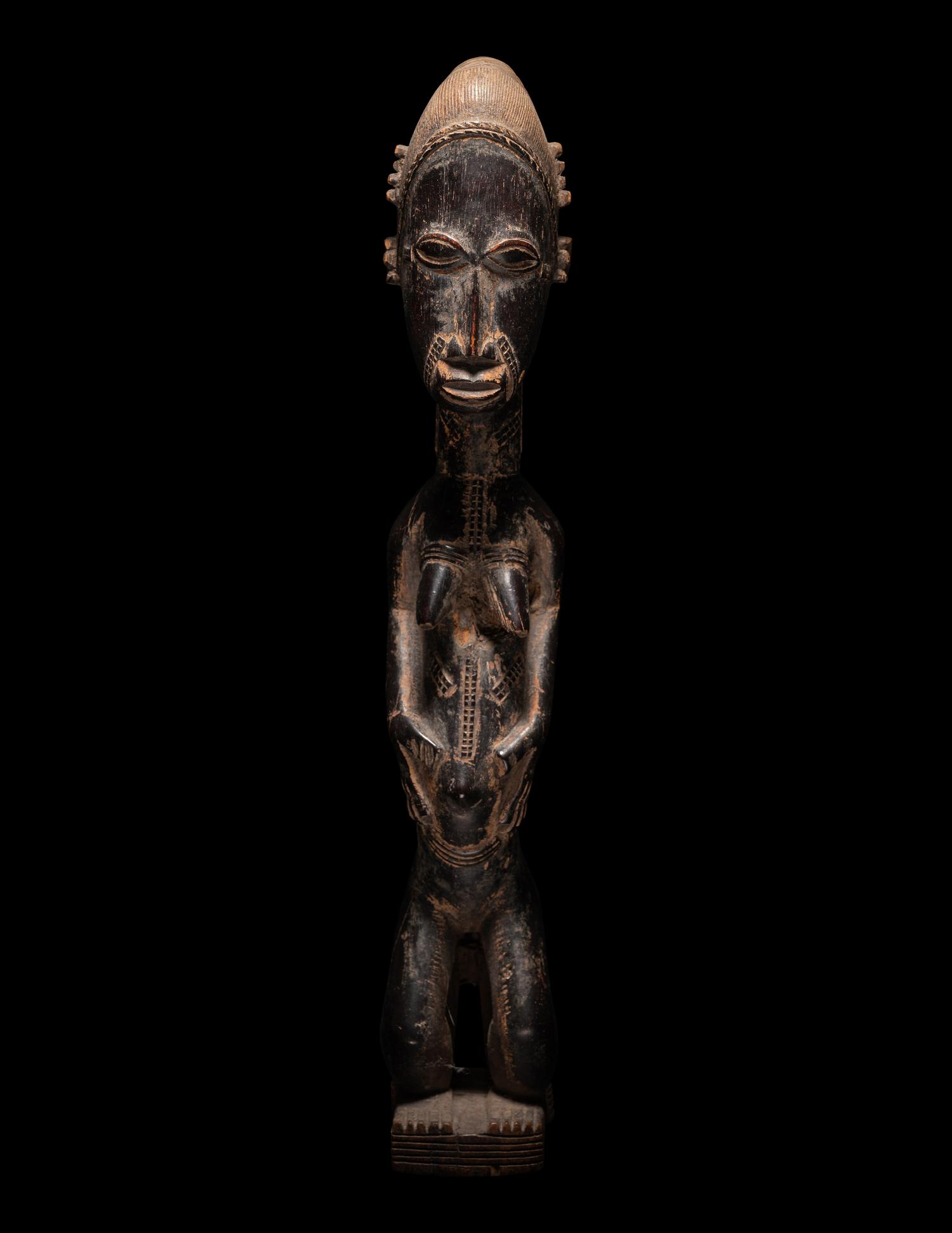 Four African Wood Figures