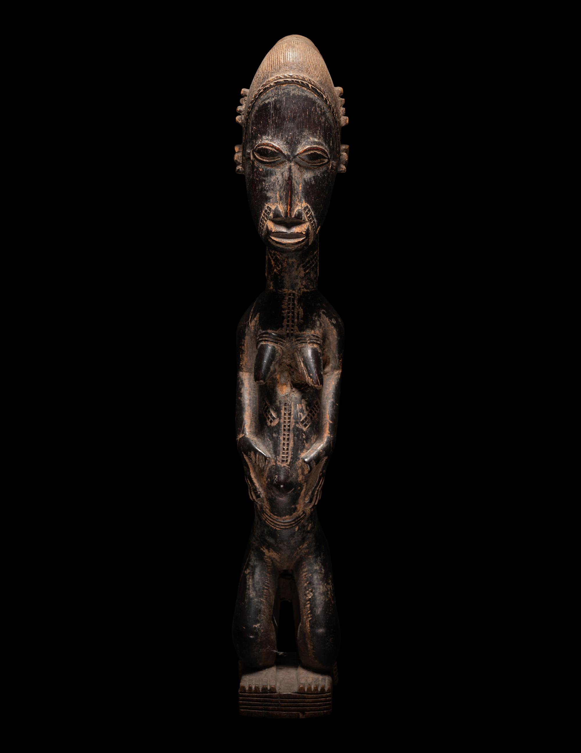 Four African Wood Figures