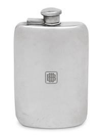 A Tiffany and Co. Silver Whiskey Flask