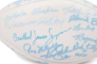 A Hall of Fame Multi Signed Autograph / 26 Signatures Football Including Orenthal James Simpson Full Name Signature (Beckett Authentication Services Letter),