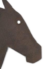 A Cut Sheet Iron Indian Chief Weathervane
