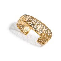 YELLOW GOLD CUFF BRACELET