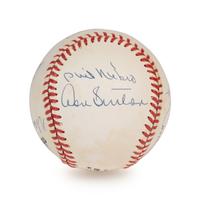 A 300 Win Club Signed Autograph Limited Edition Baseball - Eight Signatures (Beckett Authentication Services Letter),