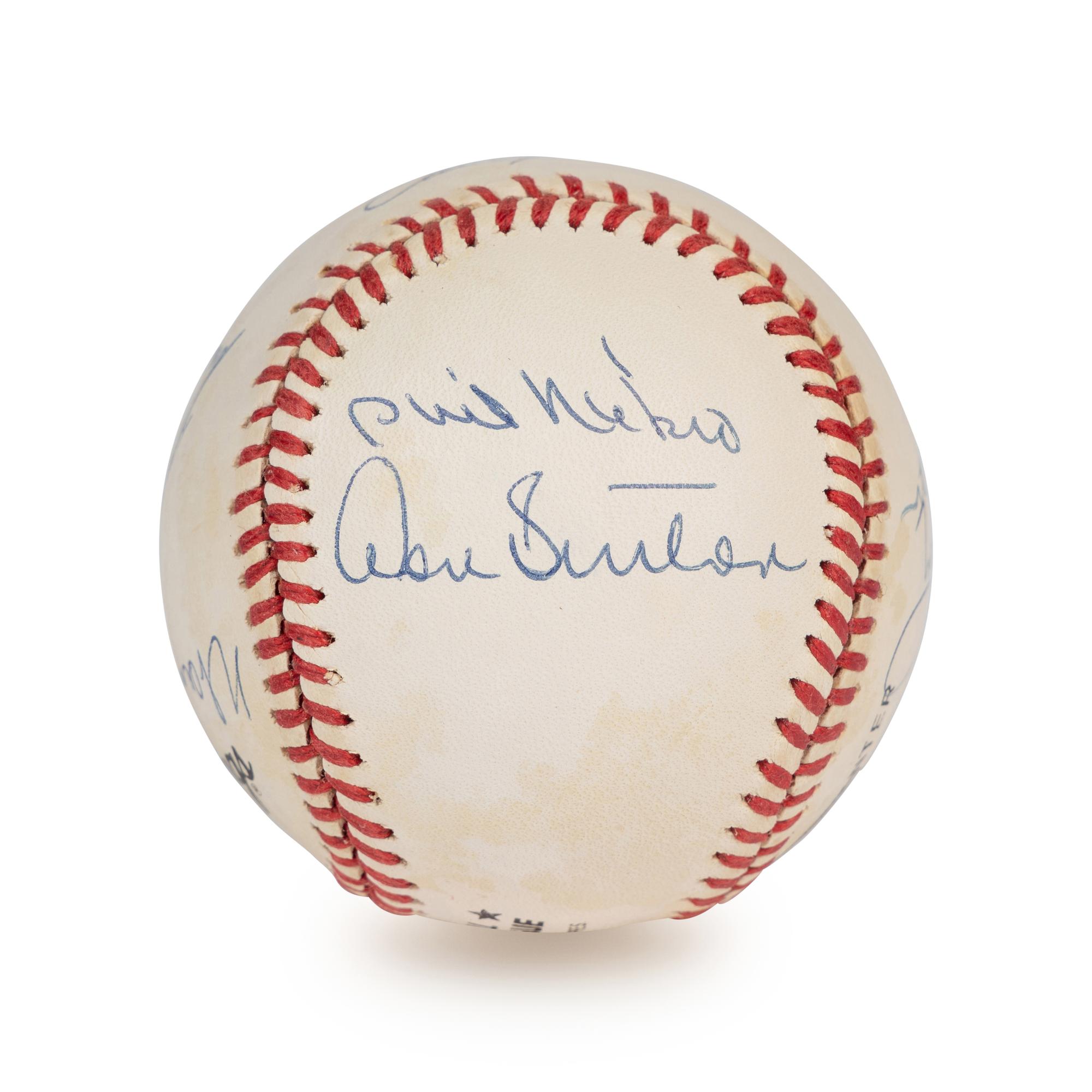 A 300 Win Club Signed Autograph Limited Edition Baseball - Eight Signatures (Beckett Authentication Services Letter),