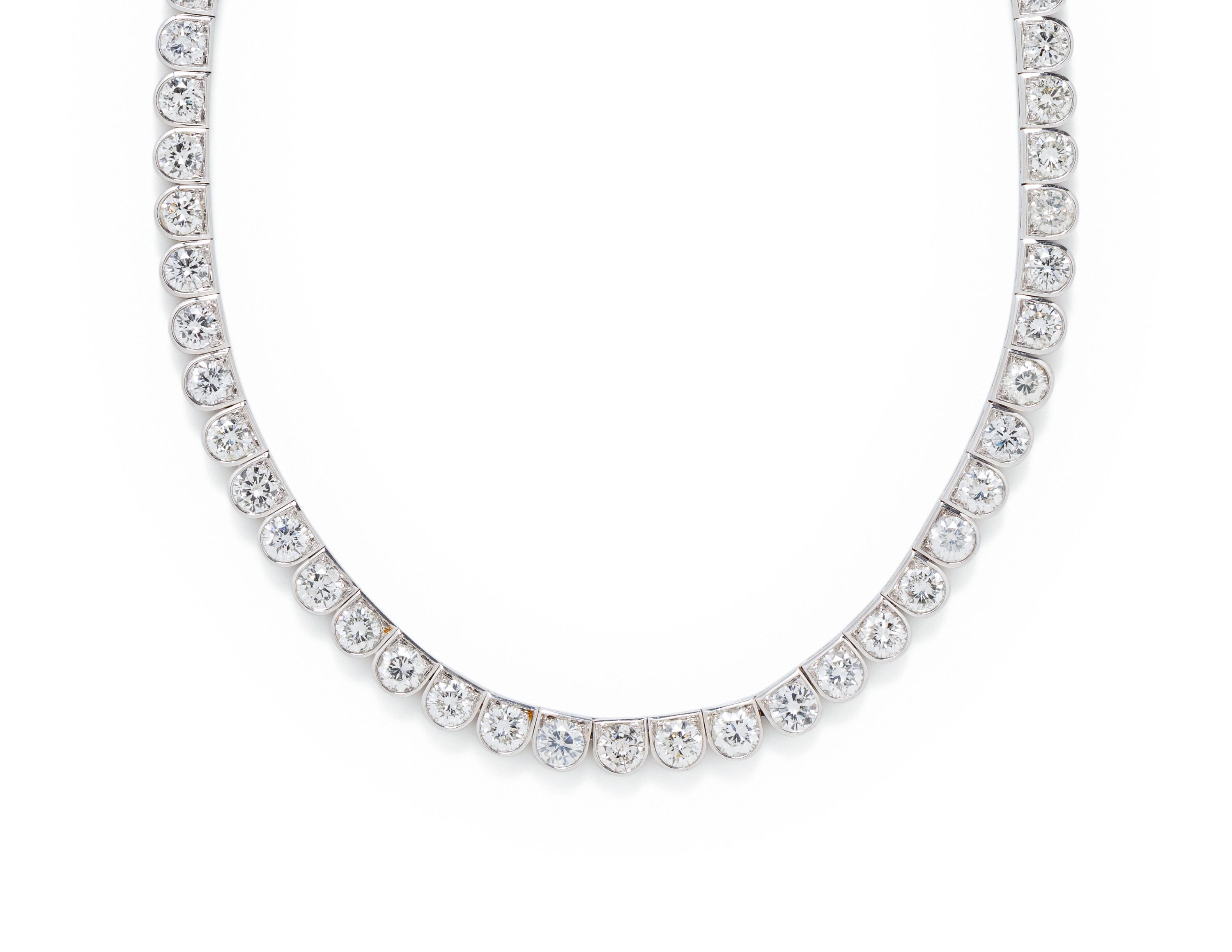 DIAMOND RIVIÈRE NECKLACE