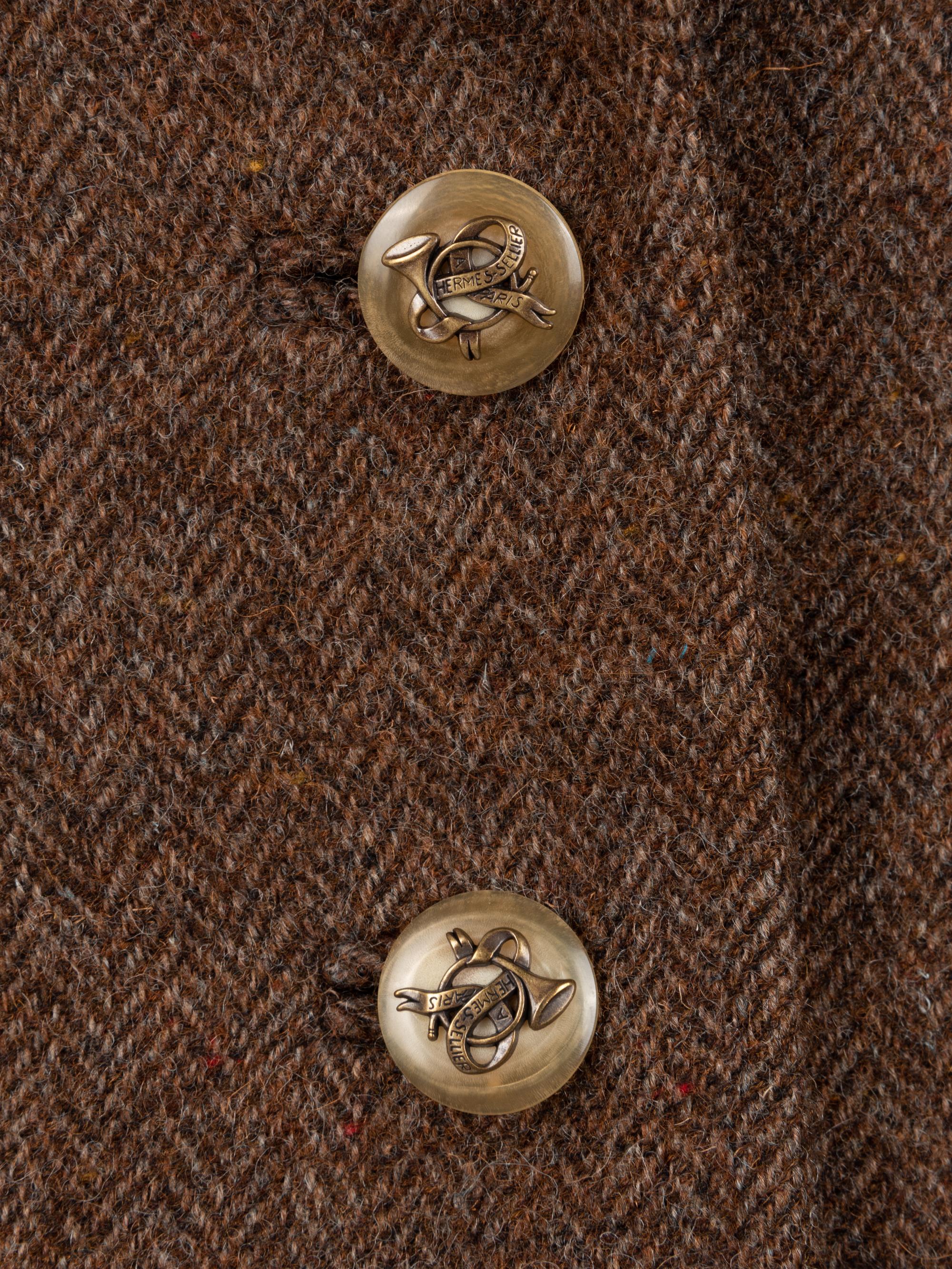 Hermès Tweed Skirt Suit, 1980s
