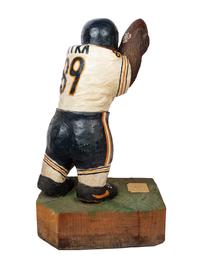 A Large Carved Chicago Bear Gifted by 1991-92 Team to Mike Ditka Formerly Displayed at Mike Ditka's Restaurant