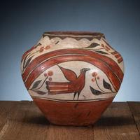 Zia Polychrome Pottery Olla