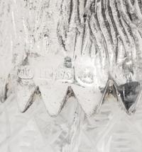 A Pair of Silver-Plate and Glass Cockerel Decanters