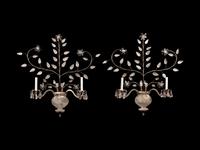 A Pair of Bagues Type 'Rock Crystal' Sconces