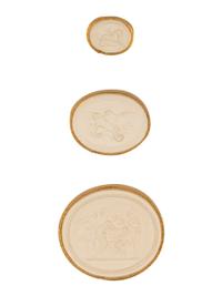 Sixteen Framed Groups of Grand Tour Plaster Intaglios