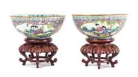 A Pair of Famille Rose Egg Shell Porcelain Bowls — LATE 19TH/20TH CENTURY