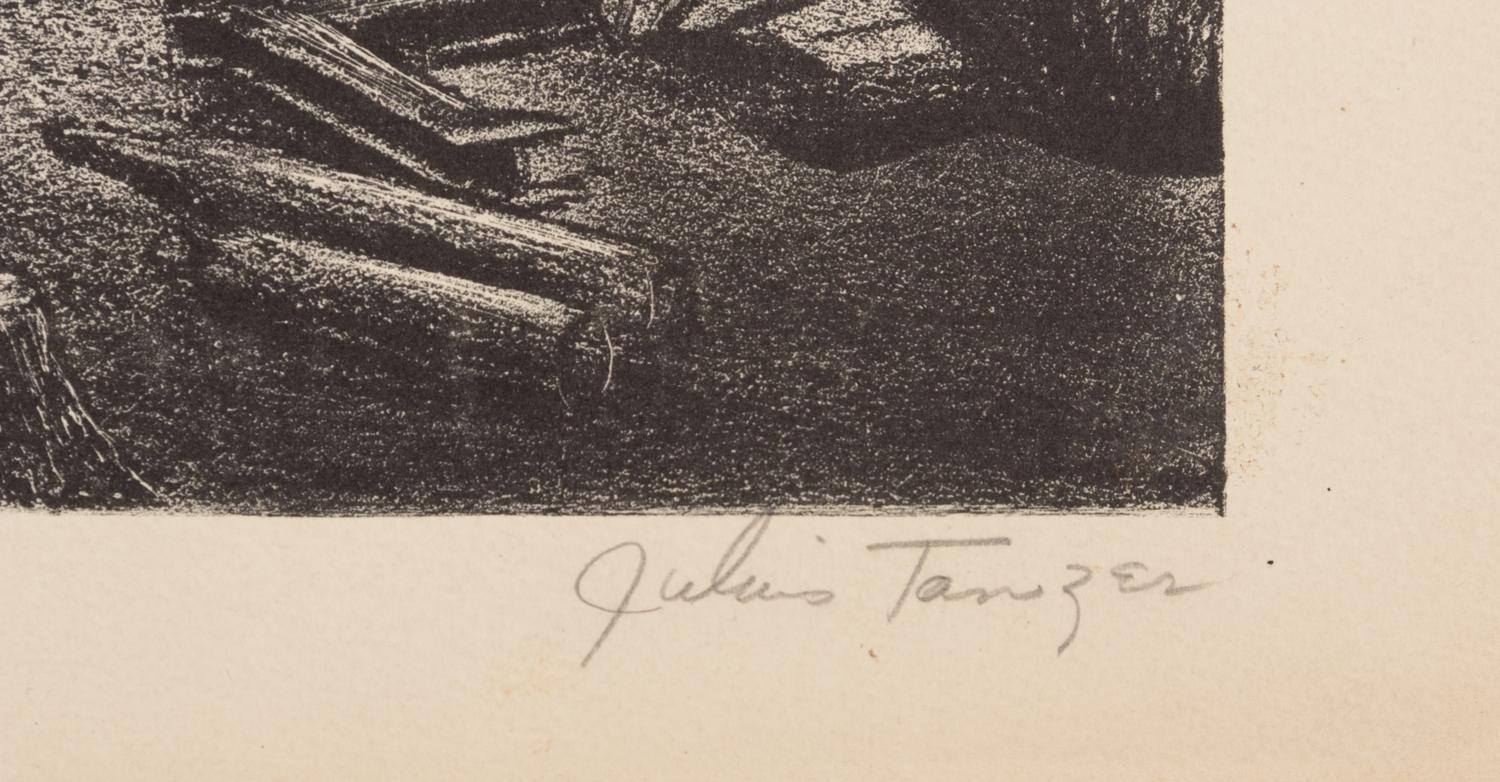 A group of six American prints (Emile Gruppe, Country Scene with Houses ; Nathan Margolies, Cornhuskers ; Leo Meissner, Jeter Spivey's Place ; Darwin Musselman, Going Home ; Thomas Nason, Haystacks ; Julius Tanzer, New England Yard )