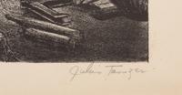 A group of six American prints (Emile Gruppe, Country Scene with Houses ; Nathan Margolies, Cornhuskers ; Leo Meissner, Jeter Spivey's Place ; Darwin Musselman, Going Home ; Thomas Nason, Haystacks ; Julius Tanzer, New England Yard )