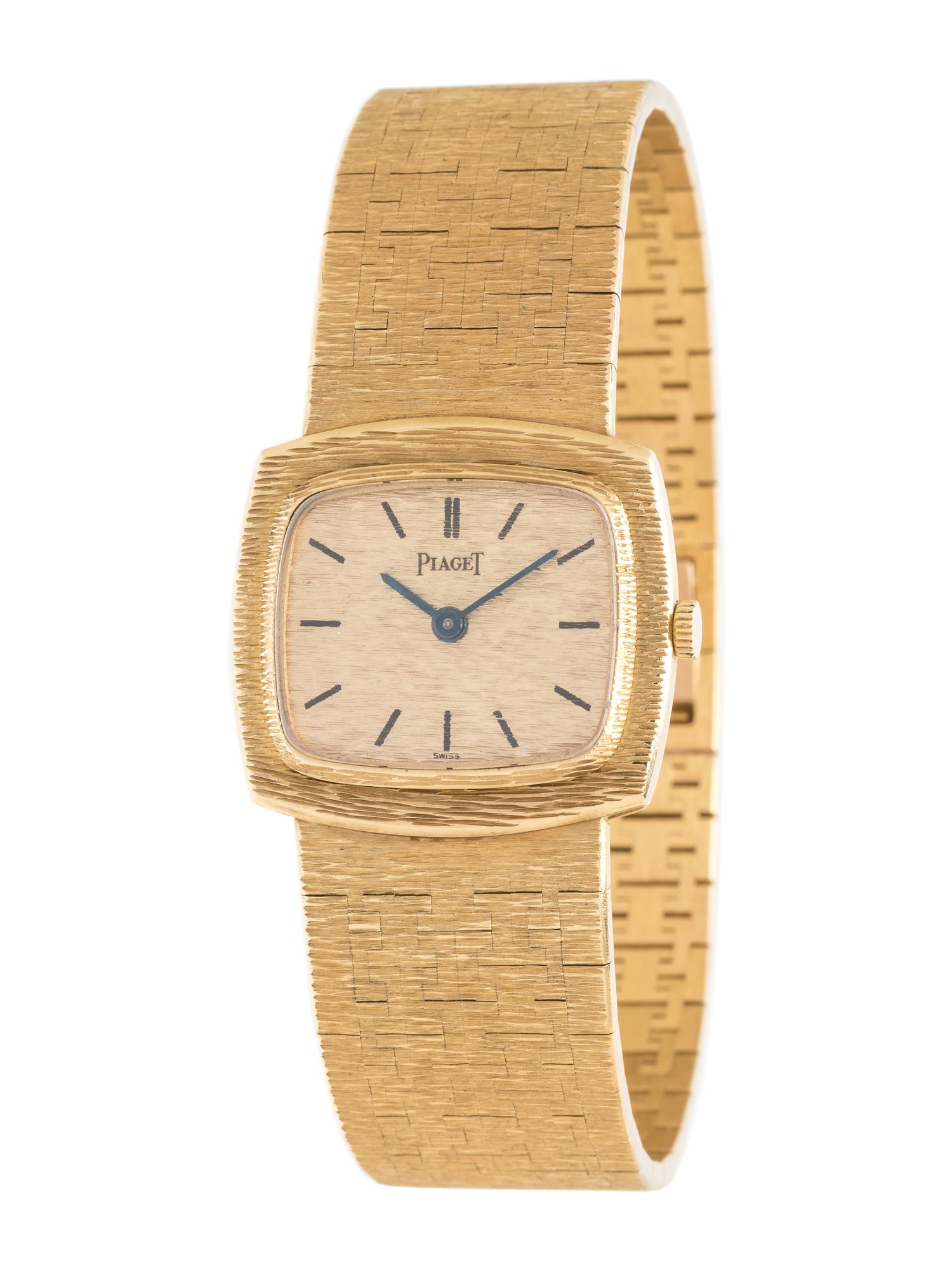 PIAGET, 18K YELLOW GOLD WRISTWATCH