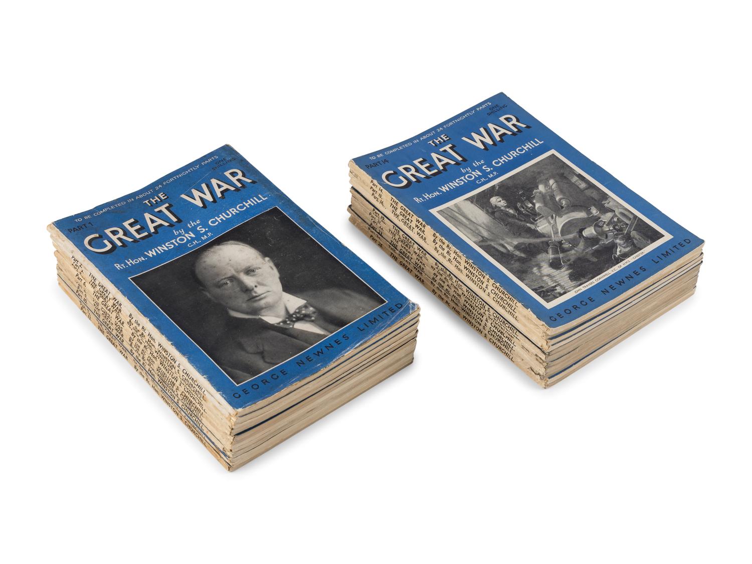 CHURCHILL, Winston Leonard Spencer, Sir (1874-1965). The Great War. London: George Newnes, 1933-1934.