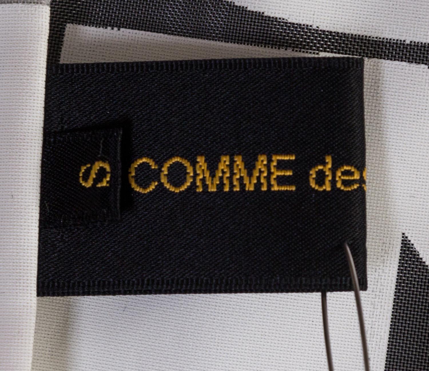 A Comme des Garcons Ivory "Numbers" Dress Ensemble, Jacket size S.
