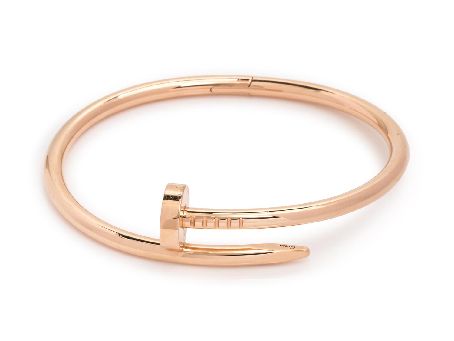 Cartier, Rose Gold 'Juste un Clou' Bangle Bracelet