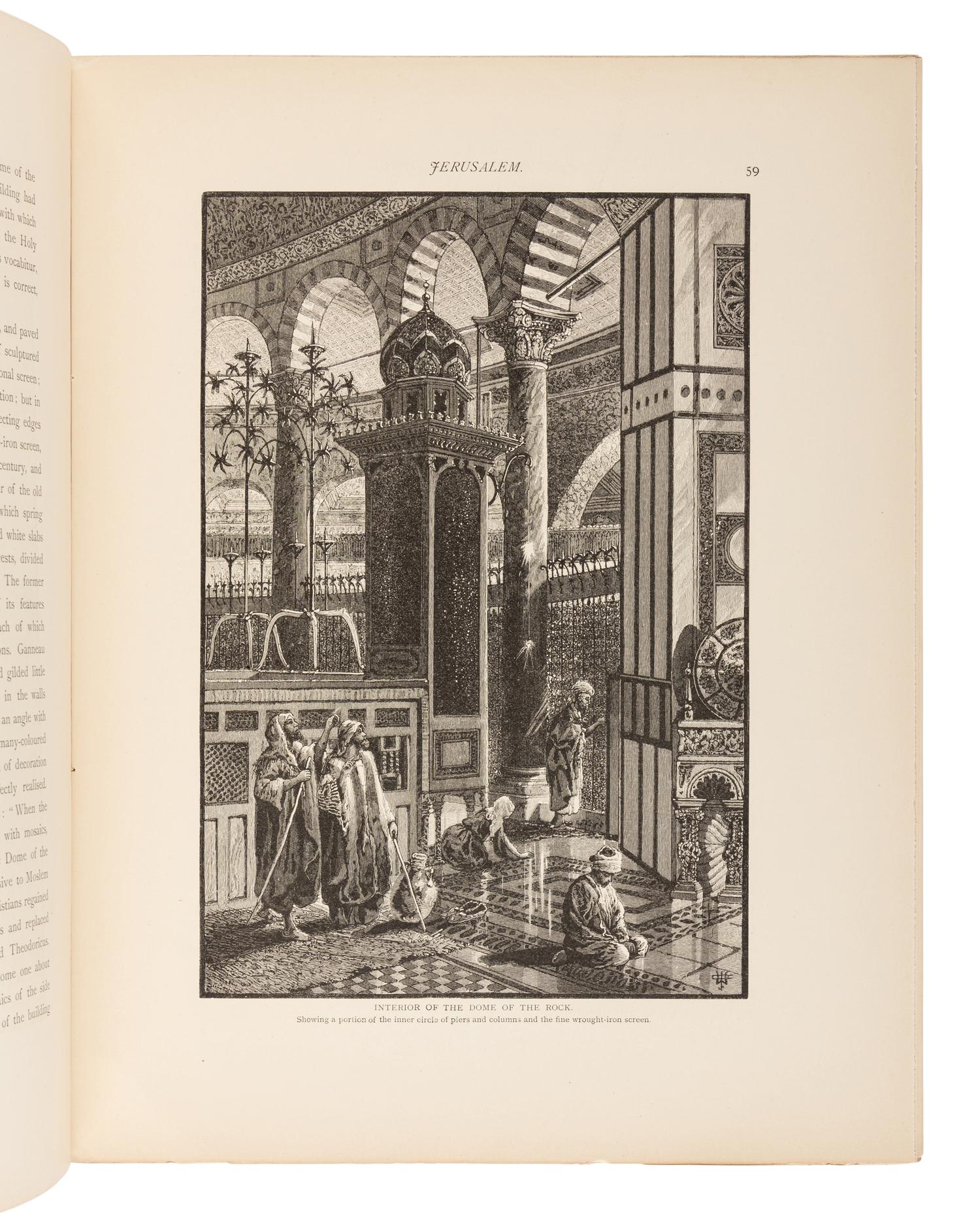 WILSON, Charles William, Sir (1836-1905). Picturesque Palestine, Sinai and Egypt . New York: D. Appleton and Company, 1880-1883.