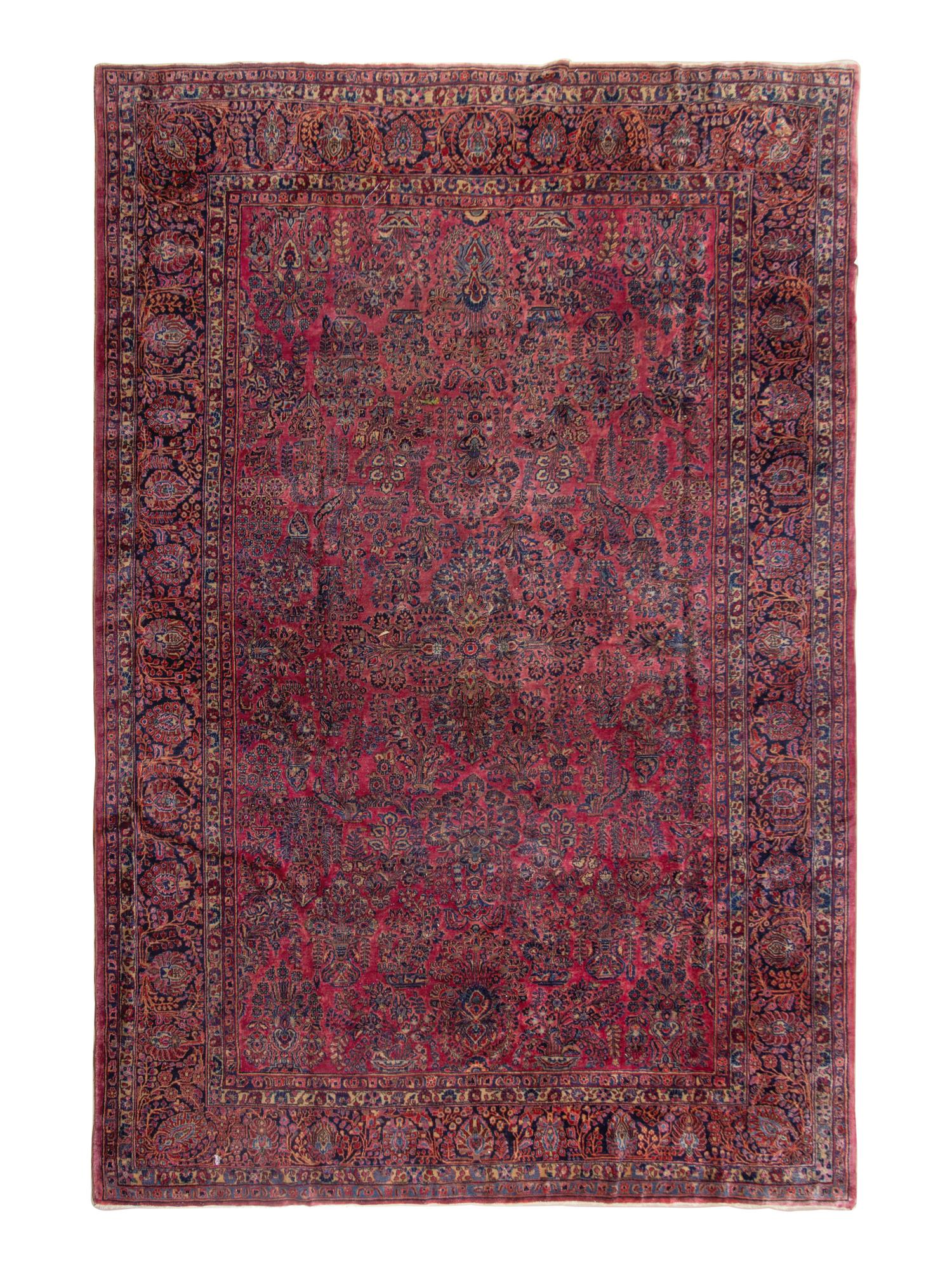 A Sarouk Wool Rug