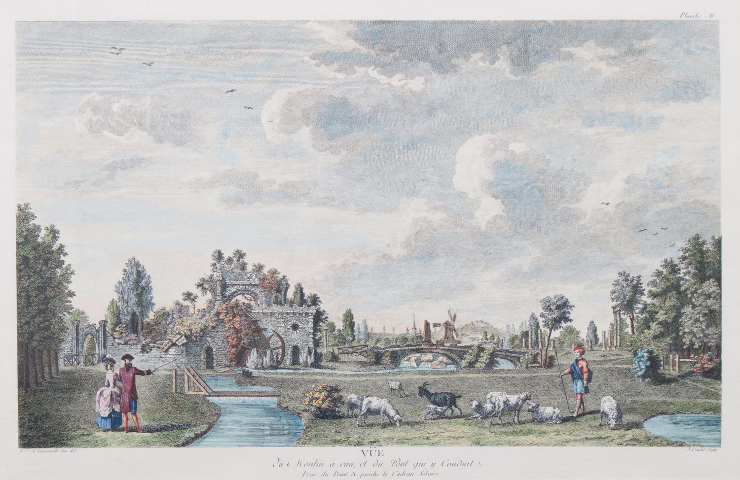 A Set of Four Color Engravings, after Carmontelle 12 1/4 x 19 inches. — 20TH CENTURY